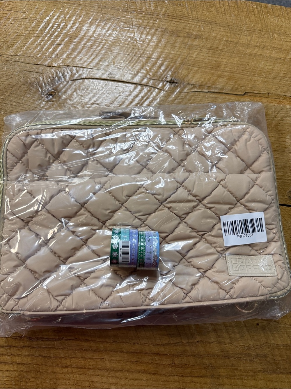 The Daily Grind Aspres Ski luxe planner bag and washi